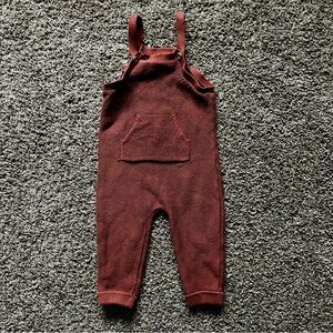 Little Planet by Carter’s Organic Cotton Knit Baby Overalls Red 18M
